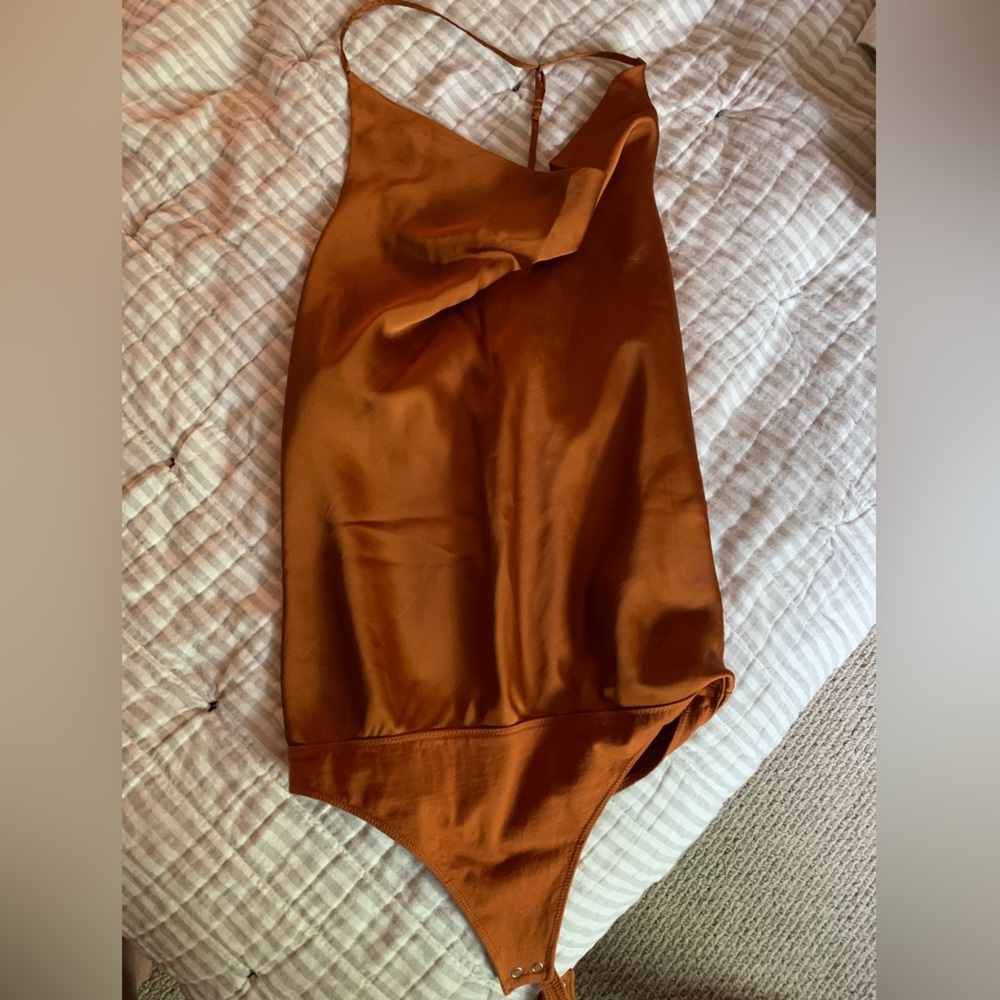 Abercrombie and Fitch cowl neck backless bodysuit